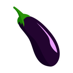 The best Eggplant icon, illustration vector. Suitable for many purposes.
