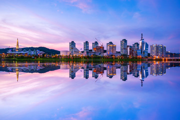 Reflection of Daejeon City , South Korea.
