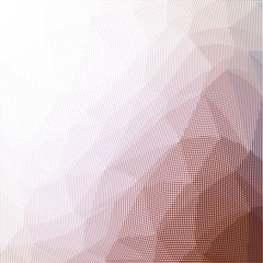 Grunge halftone dots pattern texture background. Low poly design

