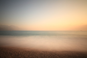 Long exposure sunrise seascape 