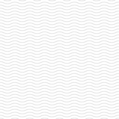 black white seamless pattern with wave line - 335977492
