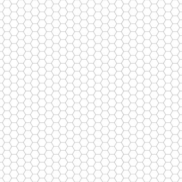 black white seamless pattern with hexagon