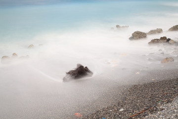 Long exposure sunrise seascape 