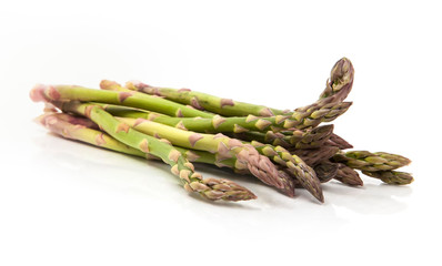 Asparagus on a White Background