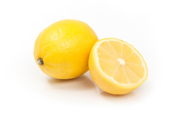 Lemons on a White Background