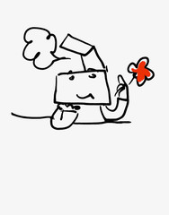  自由人、空き箱男