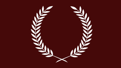 Best wheat icon on red dark background.wheat icon