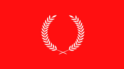 Amazing red wheat icon,wreath icon,wheat logo icon