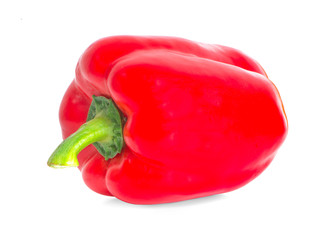 Red peppers an isolated on white background