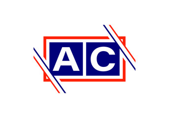 A C Initial Letter Logo design vector template, Graphic Alphabet Symbol for Corporate Business Identity