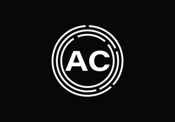 A-C Initial Letter Logo design vector template, Graphic Alphabet Symbol for Corporate Business Identity