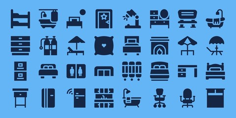 furniture icon set