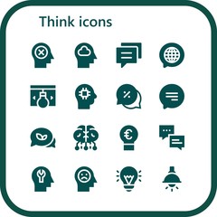 think icon set