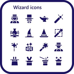 wizard icon set