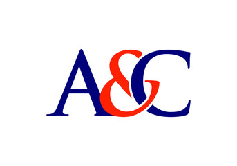 Elegant Logo Design Featuring Intertwined Letters A and C Showcasing a Professional and Sophisticated Brand