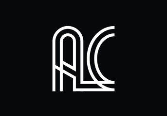 A-C Initial Letter Logo design vector template, Graphic Alphabet Symbol for Corporate Business Identity
