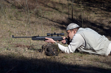 Unformal shooting range near Kiev.