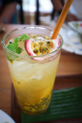 passion fruit juice, passion fruit soda