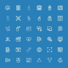 Editable 36 www icons for web and mobile