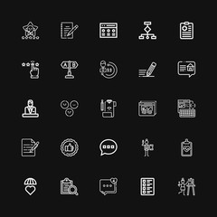 Editable 25 feedback icons for web and mobile