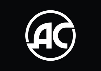 A C Initial Letter Logo design vector template, Graphic Alphabet Symbol for Corporate Business Identity