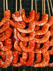 Photos of fried street food in Thailand Phuket