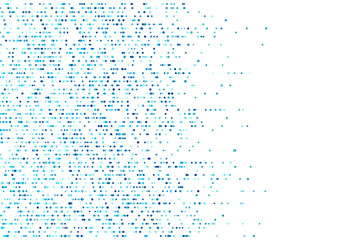 Abstract geometric shiny background with blue dots. Vector design