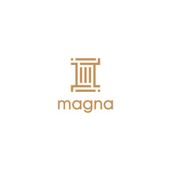 	
Pillar, law firm, attorney logo design vector template