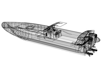 Boat blueprint