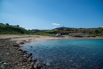 爪木ヶ崎海岸の風景
