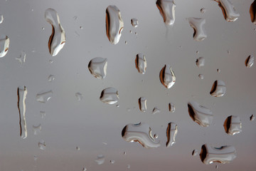 raindrops on glass texture abstract background