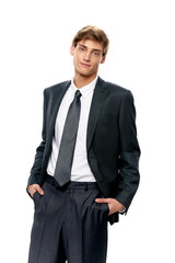 portrait of a young businessman