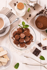 Chocolate truffles.
