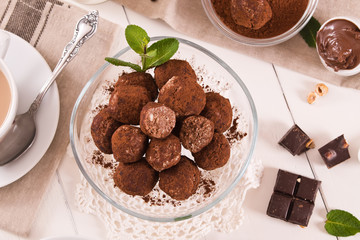 Chocolate truffles.
