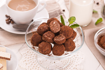 Chocolate truffles.
