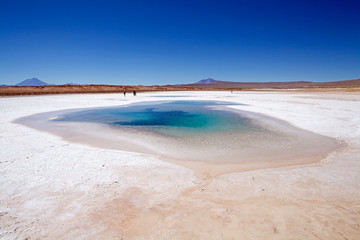 Ojos de Mar close to the town of Tolar Grande in Puna, Argentina