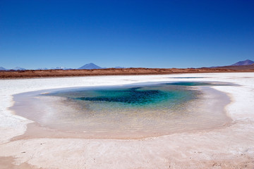 Ojos de Mar close to the town of Tolar Grande in Puna, Argentina