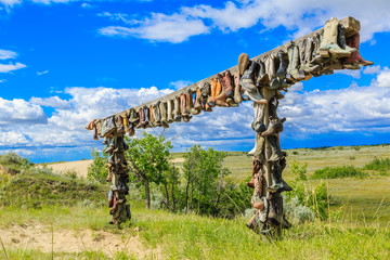 Hanging Cowboy Boots