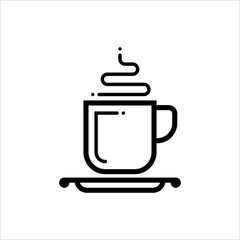 Tea Coffee Cup, Hot Beverage Mug With Handle