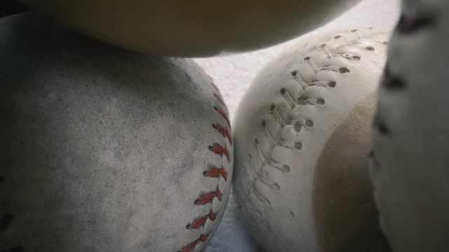 Softballs, unique view created with a probe lens
