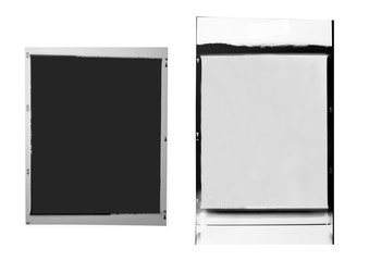 Medium format 120 film frame.With white space.