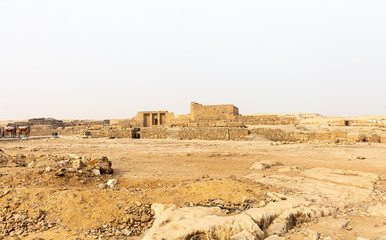Ruins near to the Great Pyramids of Giza