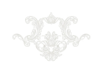 Decorated with elegant and luxurious patterns. Rococo, Baroque style, retro elements, invitation cards, textiles, wrapping paper and fabric design.