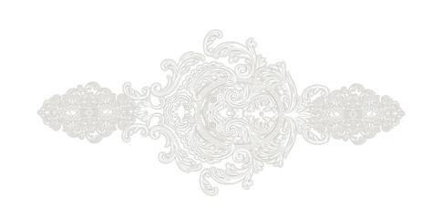 Decorated with elegant and luxurious patterns. Rococo, Baroque style, retro elements, invitation cards, textiles, wrapping paper and fabric design.