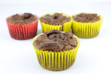 Home made chocolate cup cakes