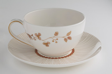 Empty cup for coffee and tea