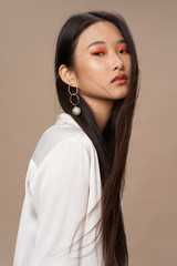 beautiful woman glamor cosmetics luxury