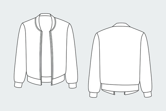 Premium Vector  Drawing one continuous line mens jacket linear style  suit jacket vector sketch illustration