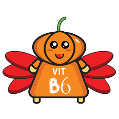 Funny pumpkin cartoon vector