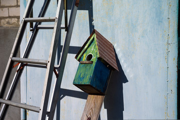 Arranging a bird house
